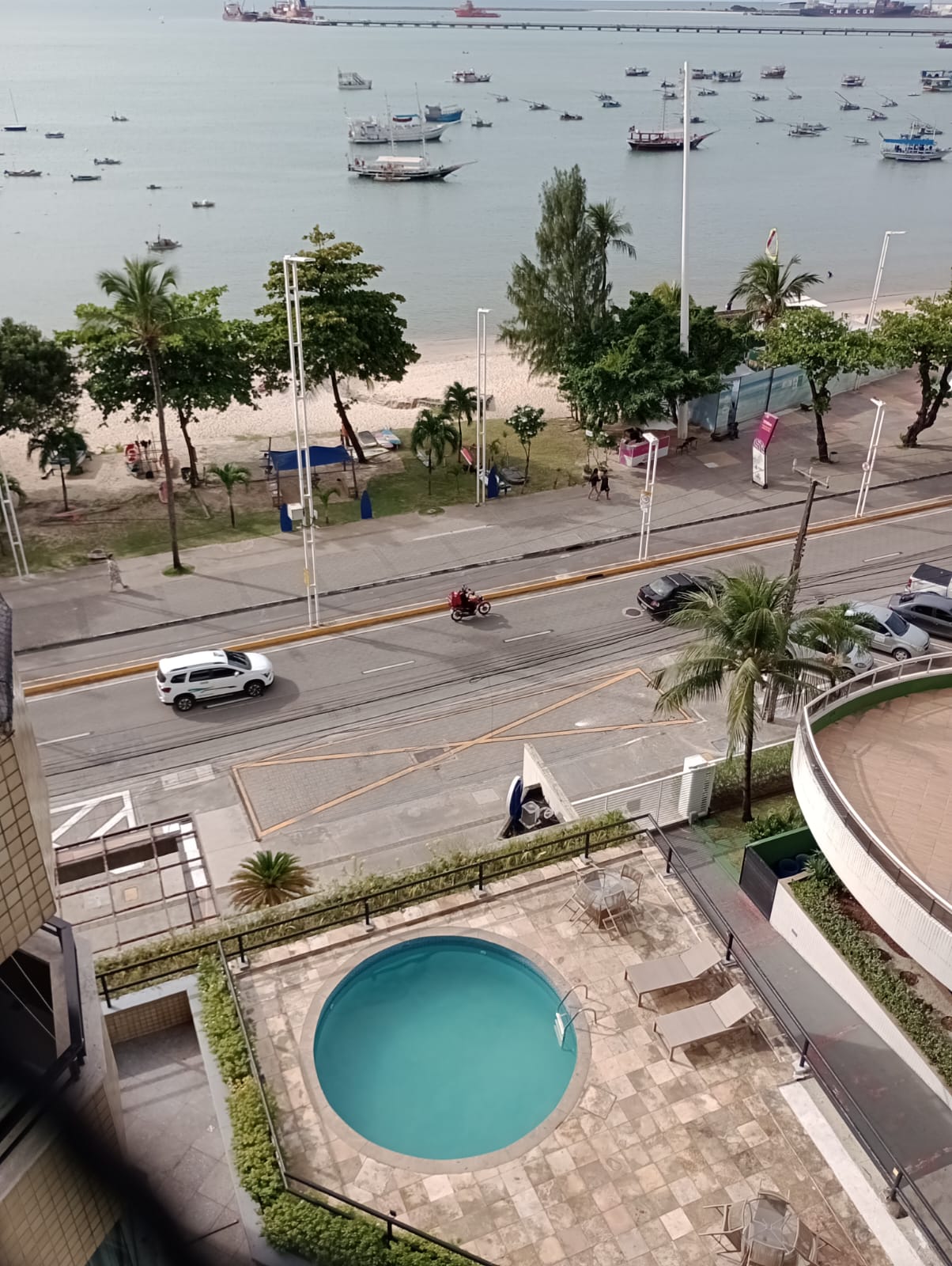 Golden 553 - Flat mobiliado com Vista Mar