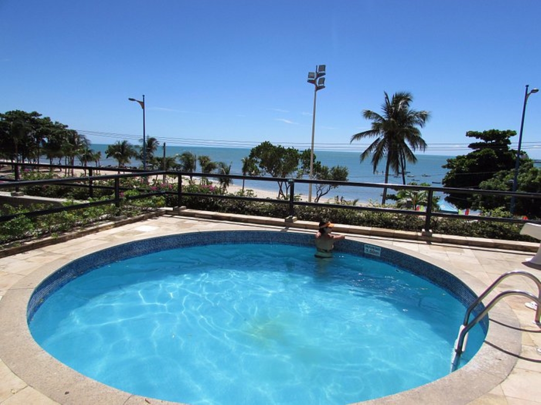 Flat na Beira Mar Vista praia Mucuripe - Golden1654